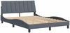 Doppelbett, Bettgestell Modernen ohne Matratze Dunkelgrau 140x190 cm Samt d2181e Bild 3