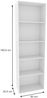 Bücherregal Bob Weiß 60 x 190 cm mit 5 Fächern Vicco Bild 3