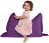 Green Bean® 2er Set SQUARE XXL + BeBi Sitzsack - 380L + 70L EPS Perlen Füllung - Indoor & Outdoor Beanbag für Kinder & Erwachsene - Lila Bild 3