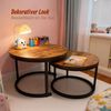 Relaxdays Satztisch 2er Set Industrial Design Bild 3
