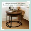 Relaxdays Satztisch 2er Set Industrial Design Bild 2