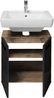 Badezimmer-Set >Vista< (4-tlg.) in Viking Oak / Schwarz - 170x190x31 (BxHxT) Bild 5