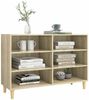Sideboard, Kommode Sonoma-Eiche 103,5x35x70 cm Holzwerkstoff j2896p Bild 3