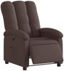 vidaXL Relaxsessel Elektrisch Dunkelbraun Stoff 3204073 Bild 3