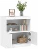 vidaXL Sideboard mit LED-Leuchten Weiß 60x37x67 cm 836651 Bild 5
