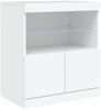 vidaXL Sideboard mit LED-Leuchten Weiß 60x37x67 cm 836651 Bild 3