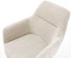 Esszimmerstuhl Pejo-Flex Cord Beige 4-Fuß konisch Schwarz Taschenfederkern Bild 4
