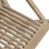 vidaXL Gartenstühle 4 Stk. Klappbar Grau 56x61x89 cm Massivholz Teak 3155070 Bild 4