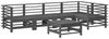 vidaXL 6-tlg. Garten-Lounge-Set mit Kissen Grau Massivholz 3186006 Bild 3