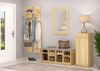 Garderobenschrank Schuhschrank Flurkommode Badmöbel 100 x 37 x 40 Kiefer oder weiß Massivholz V-90.51-04Kiefer Bild 4