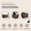 CASARIA® Faltbarer Sitztruhe mit Stauraum Kunstleder Braun L Bild 5