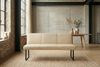 KAWOLA Esszimmerbank ELEEN Leder beige 123cm 85 x 69 x 123 cm Bild 4