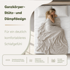 Taschenfederkernmatratze 120×200cm mit 7-Zonen-Schaum, beidseitigem Liegekomfort und abnehmbarem Bezug, weiß & grau Bild 5