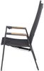 Siena Garden Dining Move Sessel Savona matt anthrazit/schwarz silber/Teak Hochlehner Bild 3