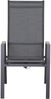Siena Garden Dining Move Sessel Savona matt anthrazit/schwarz silber/Teak Hochlehner Bild 2