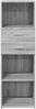 vidaXL Highboard Grau Sonoma 40x42,5x124 cm Holzwerkstoff 846164 Bild 4
