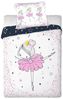 Baby Bettwäsche Set mit Ballerina 2 tlg. 100x135 cm 100% Baumwolle Bild 5