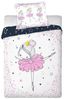 Baby Bettwäsche Set mit Ballerina 2 tlg. 100x135 cm 100% Baumwolle Bild 4