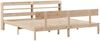 vidaXL Massivholzbett ohne Matratze 200x200 cm Kiefer 3306627 Bild 3