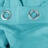 Bestlivings Transparente Türkise Gardine mit Ösen 2er Pack (B140 x L145), viele Varianten erhältlich Bild 3