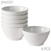 JIWOO Müslischale 6er Ø11,8cm, Frühstückschalen Eisschale Dessertschalen Schale, Keramik, (Schaleset, 6-tlg), Porzellan Hochwertiges Schalen Cyan Mikrowellenofen Spülmaschine Bild 4