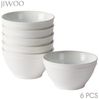 JIWOO Müslischale 6er Ø11,8cm, Frühstückschalen Eisschale Dessertschalen Schale, Keramik, (Schaleset, 6-tlg), Porzellan Hochwertiges Schalen Cyan Mikrowellenofen Spülmaschine Bild 5