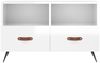 vidaXL TV-Schrank Hochglanz-Weiß 80x36x50 cm Holzwerkstoff 828942 Bild 5