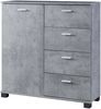 Sideboard Döbritz 84x80x28cm Betonoptik [en. casa] Bild 2
