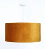 BPS Koncept 0E0-149-50 Hängeleuchte GLAMOUR Samtstoff auf PVC-Basis orange, gold 1xE27 60W H:107 Ø50cm dimmbar Bild 3
