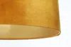 BPS Koncept 0E0-149-50 Hängeleuchte GLAMOUR Samtstoff auf PVC-Basis orange, gold 1xE27 60W H:107 Ø50cm dimmbar Bild 4