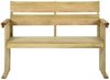 vidaXL Gartenbank 121 cm Kiefernholz Imprägniert 318407 Bild 2