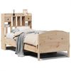 vidaXL Massivholzbett mit Regal ohne Matratze 100x200 cm Kiefer 3323158 Bild 2