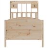 vidaXL Massivholzbett mit Regal ohne Matratze 100x200 cm Kiefer 3323158 Bild 4