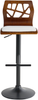 Set mit 2 Barstühlen PETERSBURG Kunstleder Weiß Schwarz Bild 4