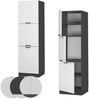 Herdumbauschrank Fame-Line Weiß Landhaus 60 cm Vicco Bild 5