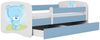 Raumhirsch Furniture Kinderbett 70x140, 80x160, 80x180 cm - Komplettset mit Matratze & Schublade (Bett für Mädchen, Einzelbett Kinder 2–12, mit Rausfallschutz & Lattenrost), verschiedene Farben & Designs Bild 3