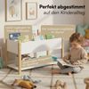 Bellabino 'Teme' Kinderbücherregal, weiß, 80x40x44 cm, Holz, Montessori Kinderregal mit 4 Fächern und Ablagefläche Bild 5