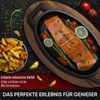 6er Mini Servierpfannen-Set oval – für Induktion & Grill, hitzebeständig, ideal zum Servieren, Überbacken & Warmhalten Bild 4