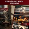 6er Mini Servierpfannen-Set oval – für Induktion & Grill, hitzebeständig, ideal zum Servieren, Überbacken & Warmhalten Bild 5