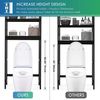 Bambus Badezimmer Aufbewahrung Regal WC Platzsparer 3-stufig verstellbar Bild 5