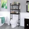Bambus Badezimmer Aufbewahrung Regal WC Platzsparer 3-stufig verstellbar Bild 2
