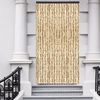 Flauschvorhang in Sondergröße - Türvorhang Breite: 160cm - Länge: 300cm, Beige Meliert Bild 2