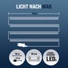 Lichterkette 20m 200 LED kaltweiß Fernbedienung Bild 2