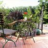 Relaxdays Runder Gartentisch in Rattan-Optik Bild 4