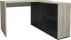 FMD Möbel - VALLEY - Schreibtisch - melaminharzbeschichtete Spanplatte - Eiche Nb / Matera - 118 x 75 x 124,5cm Bild 3