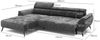 Ecksofa Ottomane rechts Chenille 286x184x79 grün VALENTINA Bild 4
