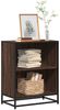 Bücherregal | Standregal Braun Eichen-Optik 60x35x76 cm Holzwerkstoff Bild 2