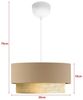 Hängeleuchte Loughborough 1 x E27 Beige / Gelb [lux. pro] Bild 2