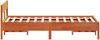 vidaXL Massivholzbett ohne Matratze Wachsbraun 140x200 cm Kiefernholz 842753 Bild 5
