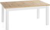 WFL GROUP Esstisch Lindberg ausziehbar verlängerbar rechteckig mit weißen Holzbeinen (MADE IN EU, XXL Groß– 120/140/150/160/200 cm ausziehbar auf 160/180/190/240/300 cm), platzsparender Tisch in Holzoptik für Küche, Esszimmer oder Wohnzimmer Bild 4